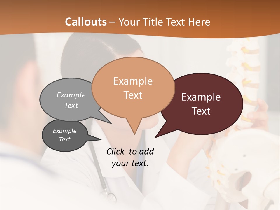 Exam Assistance Caucasian Appearance PowerPoint Template