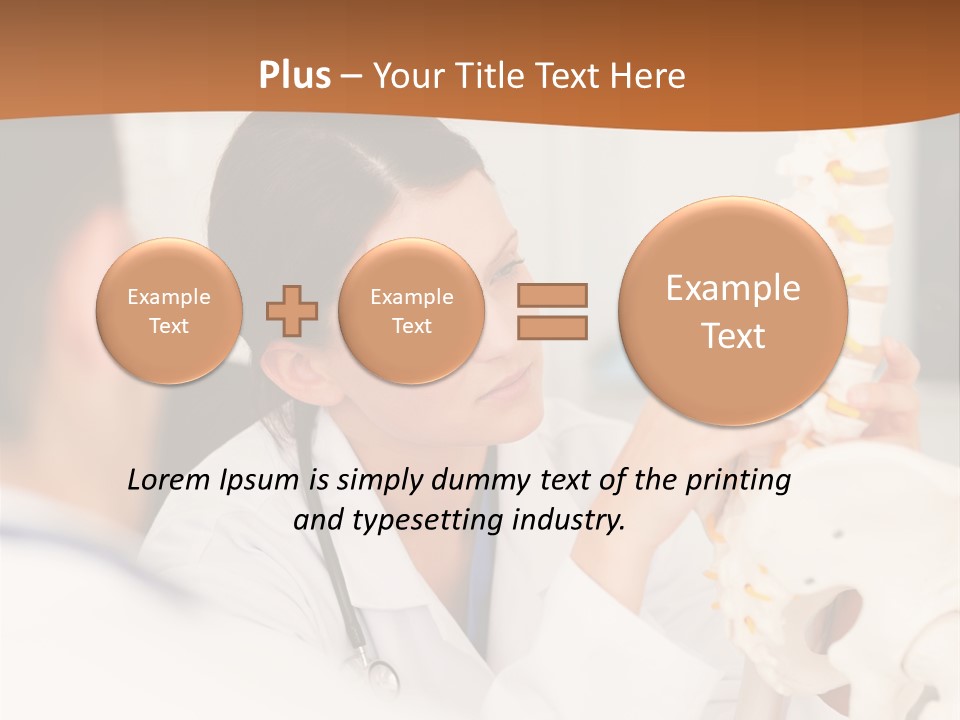Exam Assistance Caucasian Appearance PowerPoint Template