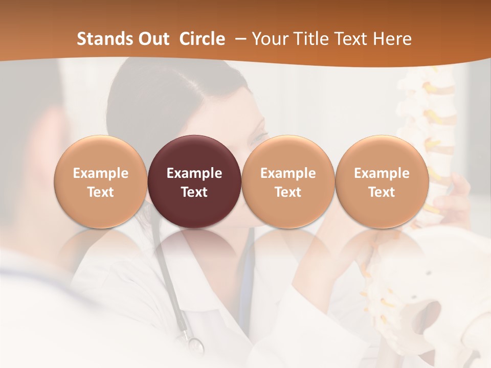 Exam Assistance Caucasian Appearance PowerPoint Template