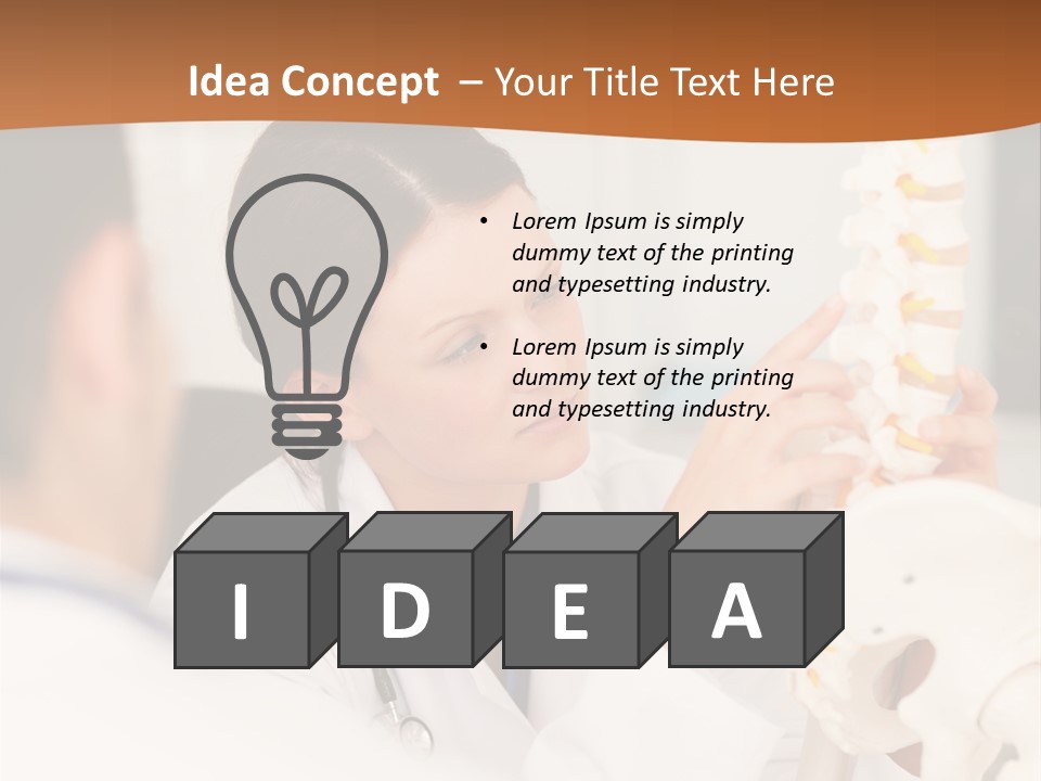 Exam Assistance Caucasian Appearance PowerPoint Template