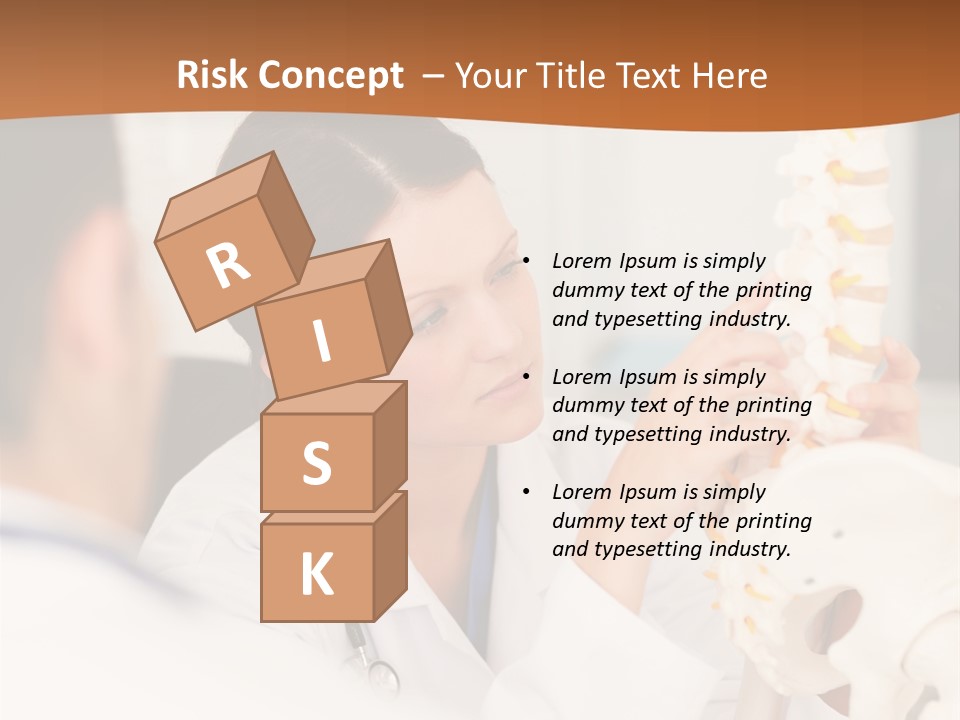Exam Assistance Caucasian Appearance PowerPoint Template