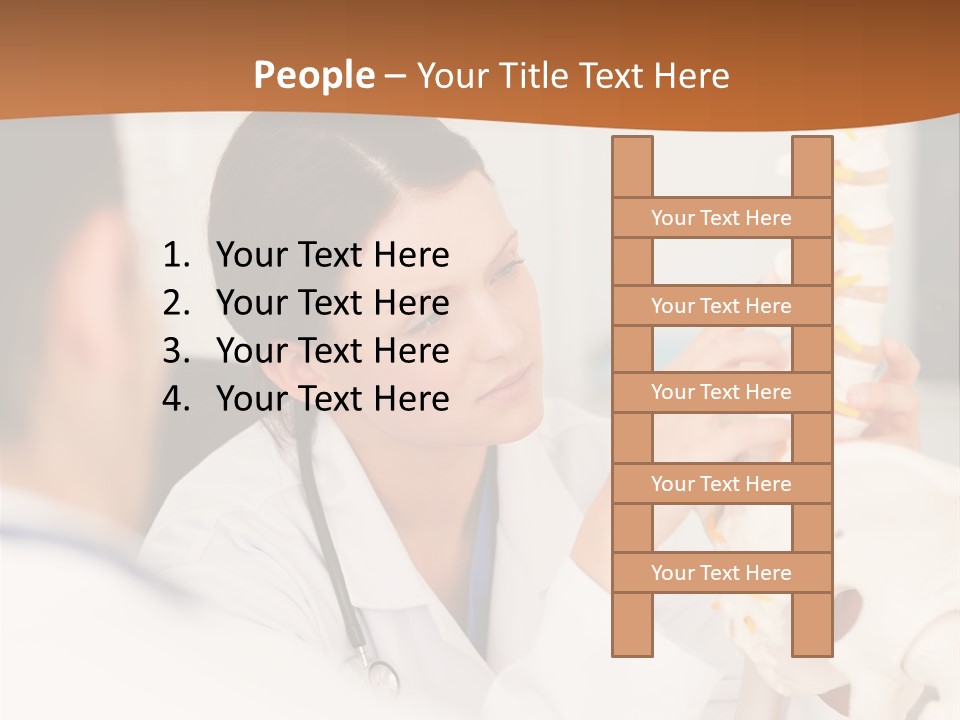Exam Assistance Caucasian Appearance PowerPoint Template