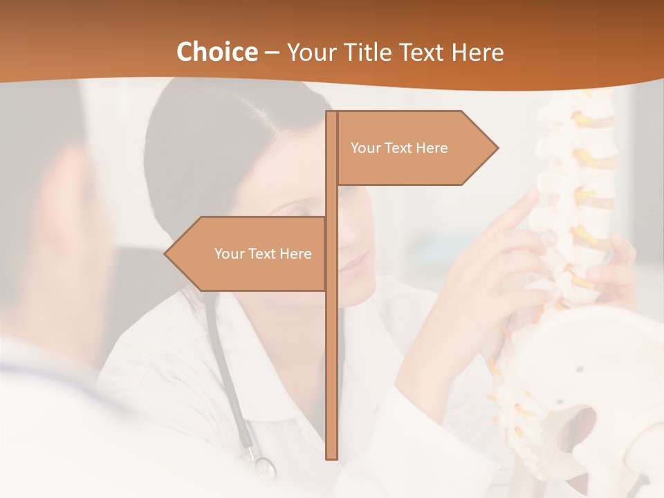 Exam Assistance Caucasian Appearance PowerPoint Template