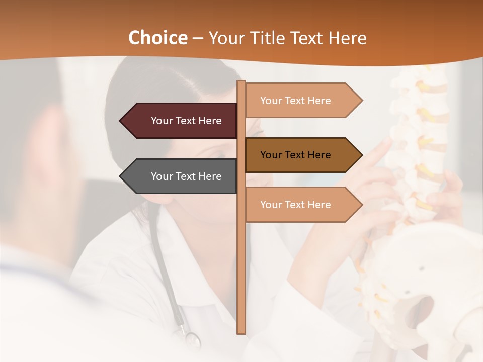 Exam Assistance Caucasian Appearance PowerPoint Template