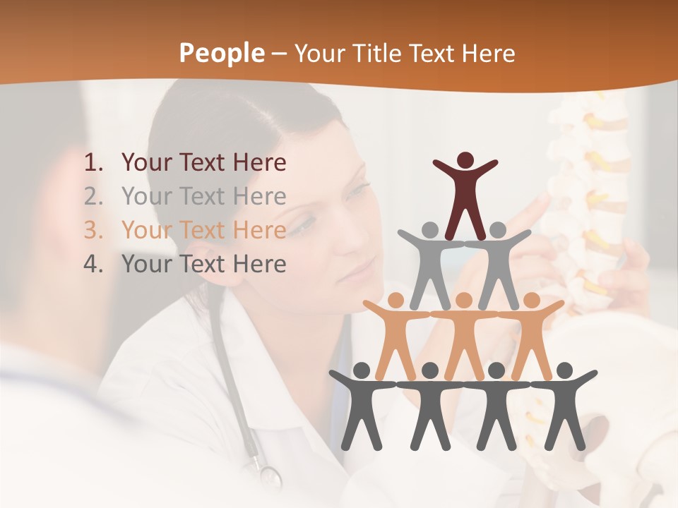 Exam Assistance Caucasian Appearance PowerPoint Template