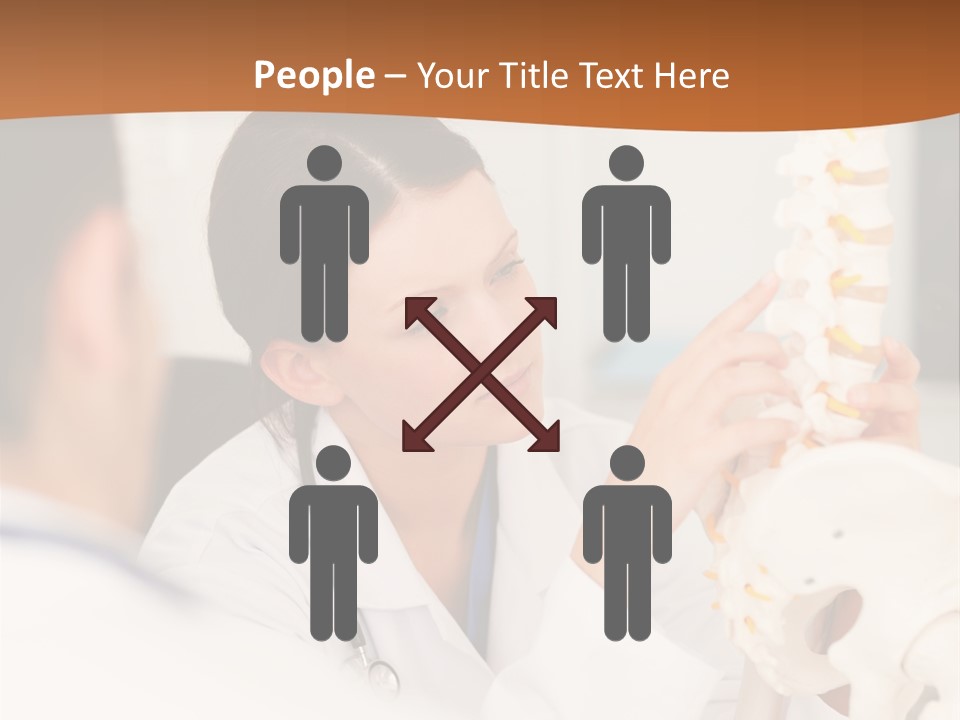 Exam Assistance Caucasian Appearance PowerPoint Template