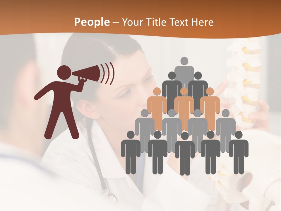 Exam Assistance Caucasian Appearance PowerPoint Template