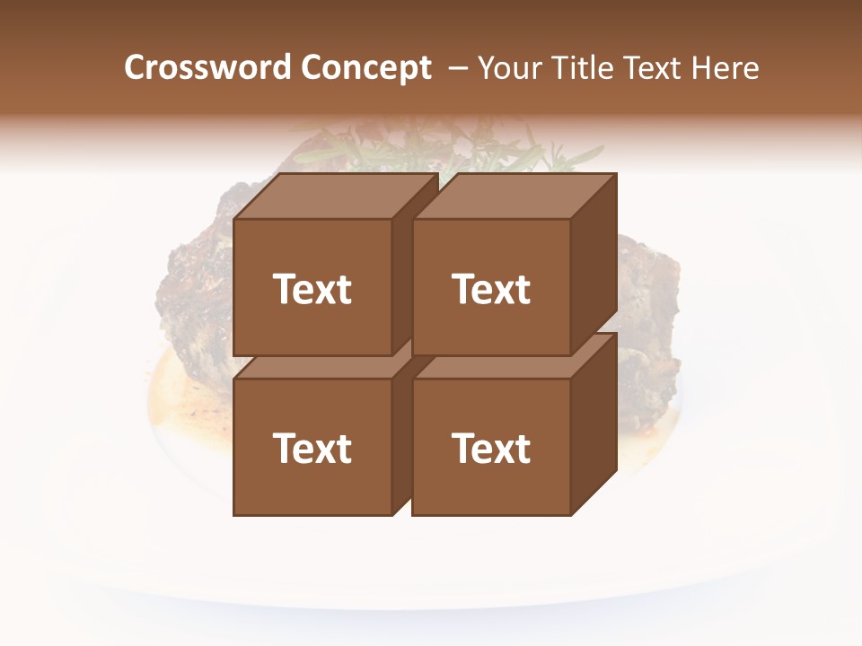 Meal Dish Pork PowerPoint Template