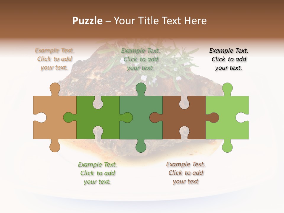 Meal Dish Pork PowerPoint Template