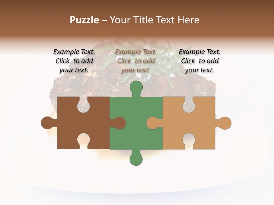 Meal Dish Pork PowerPoint Template