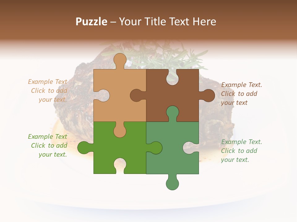 Meal Dish Pork PowerPoint Template