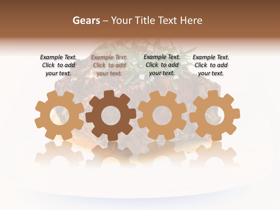 Meal Dish Pork PowerPoint Template