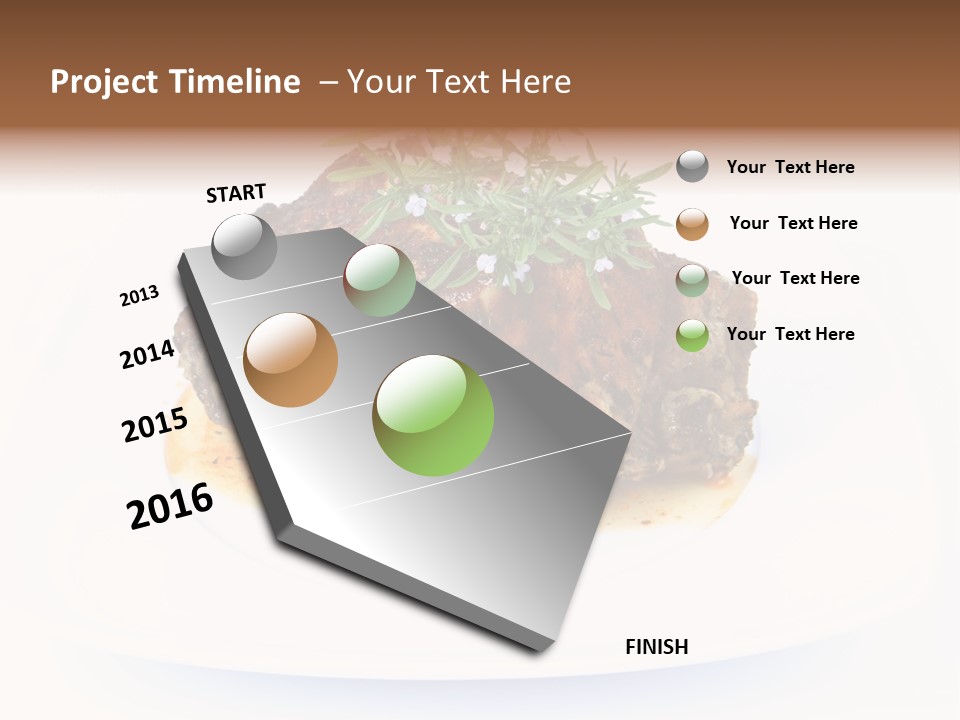 Meal Dish Pork PowerPoint Template