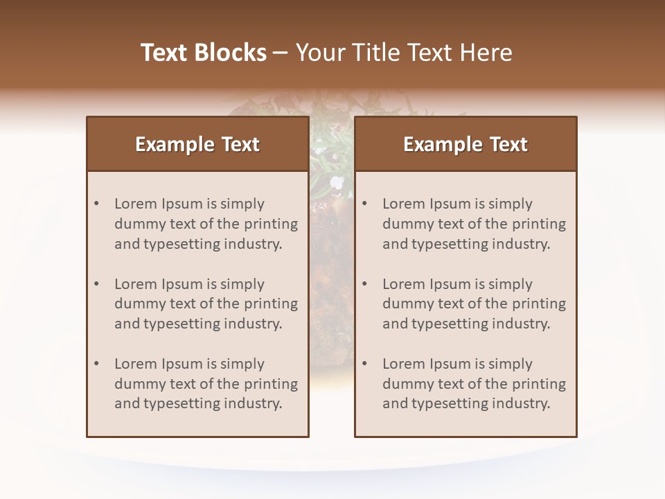 Meal Dish Pork PowerPoint Template