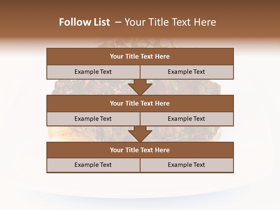 Meal Dish Pork PowerPoint Template