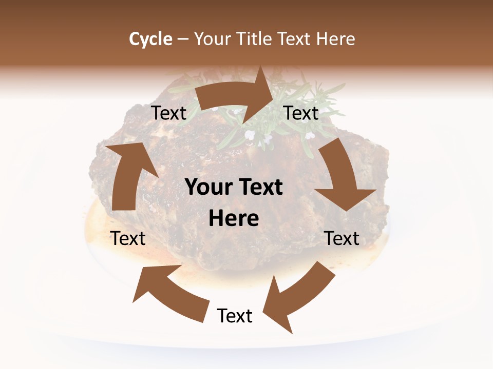 Meal Dish Pork PowerPoint Template