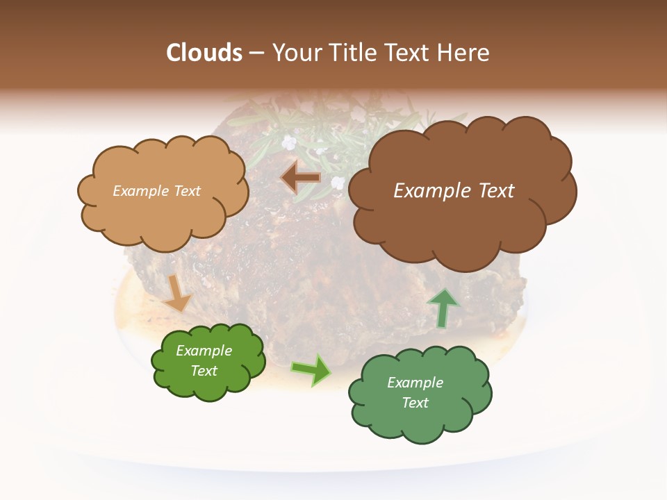 Meal Dish Pork PowerPoint Template
