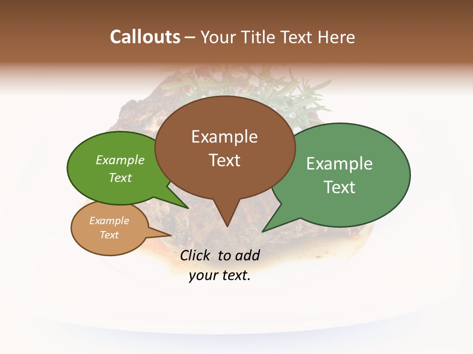 Meal Dish Pork PowerPoint Template
