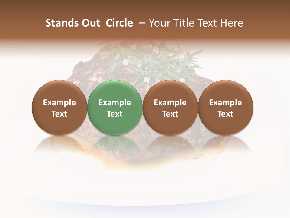 Meal Dish Pork PowerPoint Template