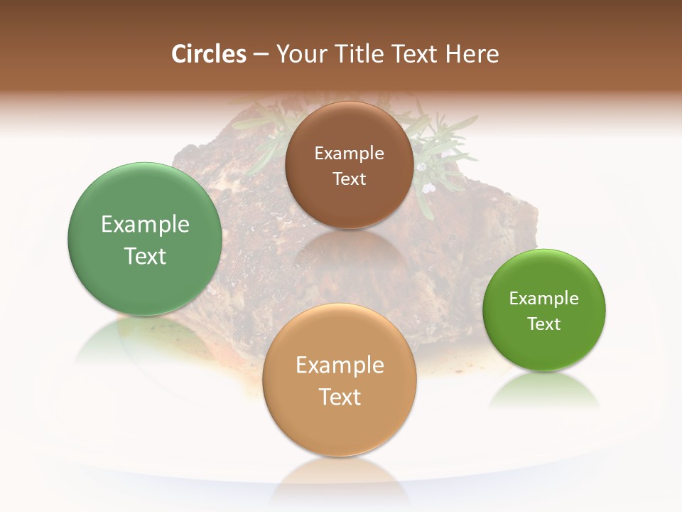 Meal Dish Pork PowerPoint Template