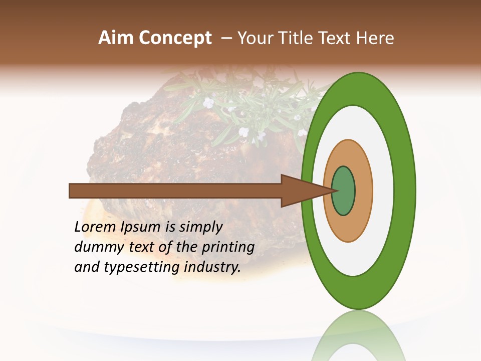 Meal Dish Pork PowerPoint Template