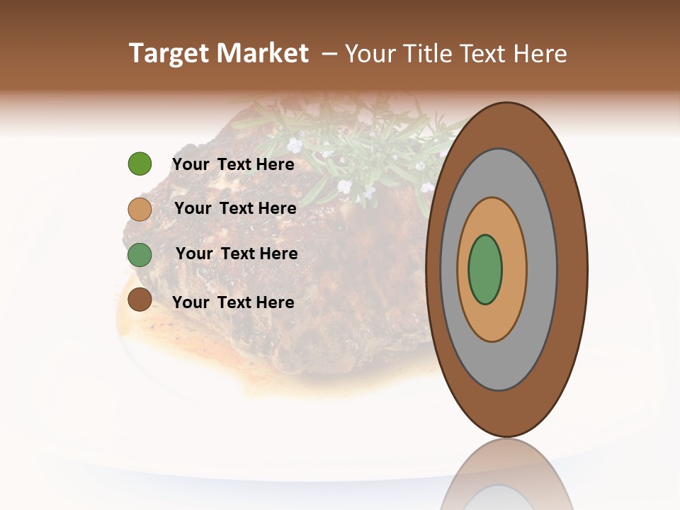 Meal Dish Pork PowerPoint Template