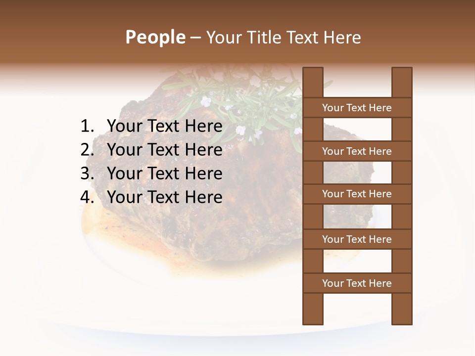 Meal Dish Pork PowerPoint Template