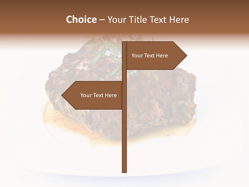 Meal Dish Pork PowerPoint Template