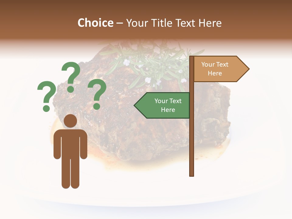 Meal Dish Pork PowerPoint Template