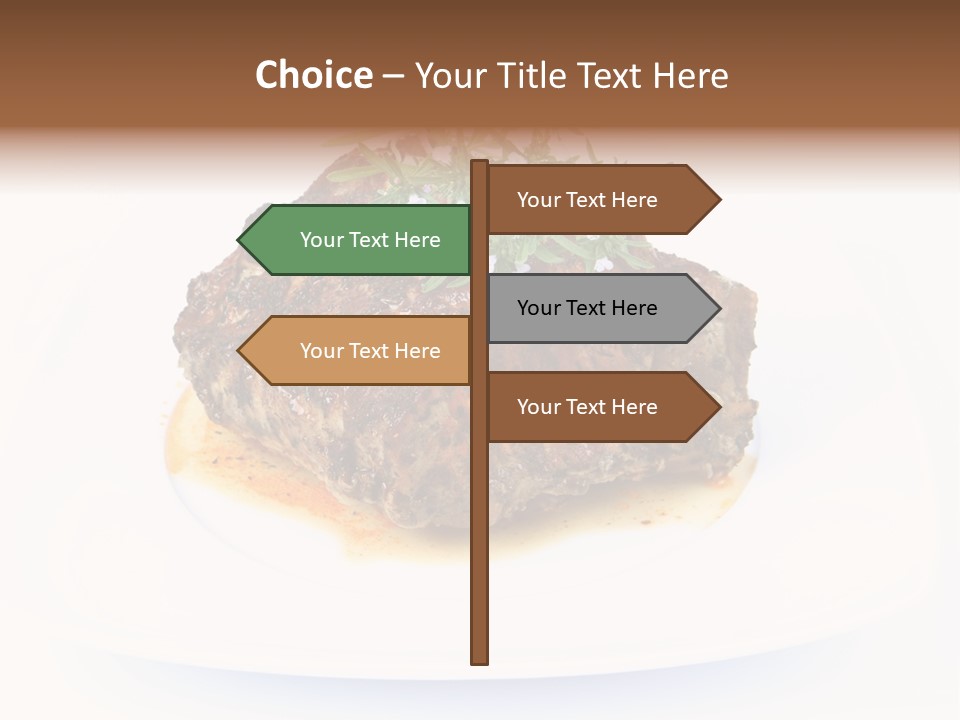 Meal Dish Pork PowerPoint Template