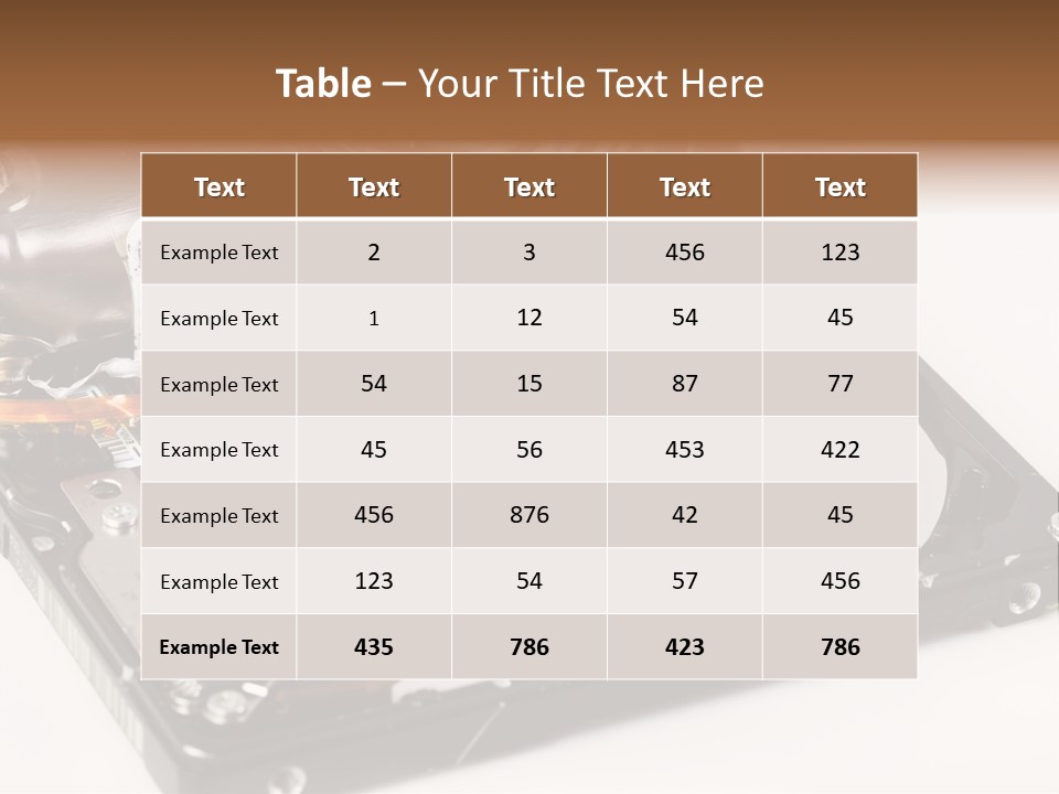 Data Open Hardware PowerPoint Template