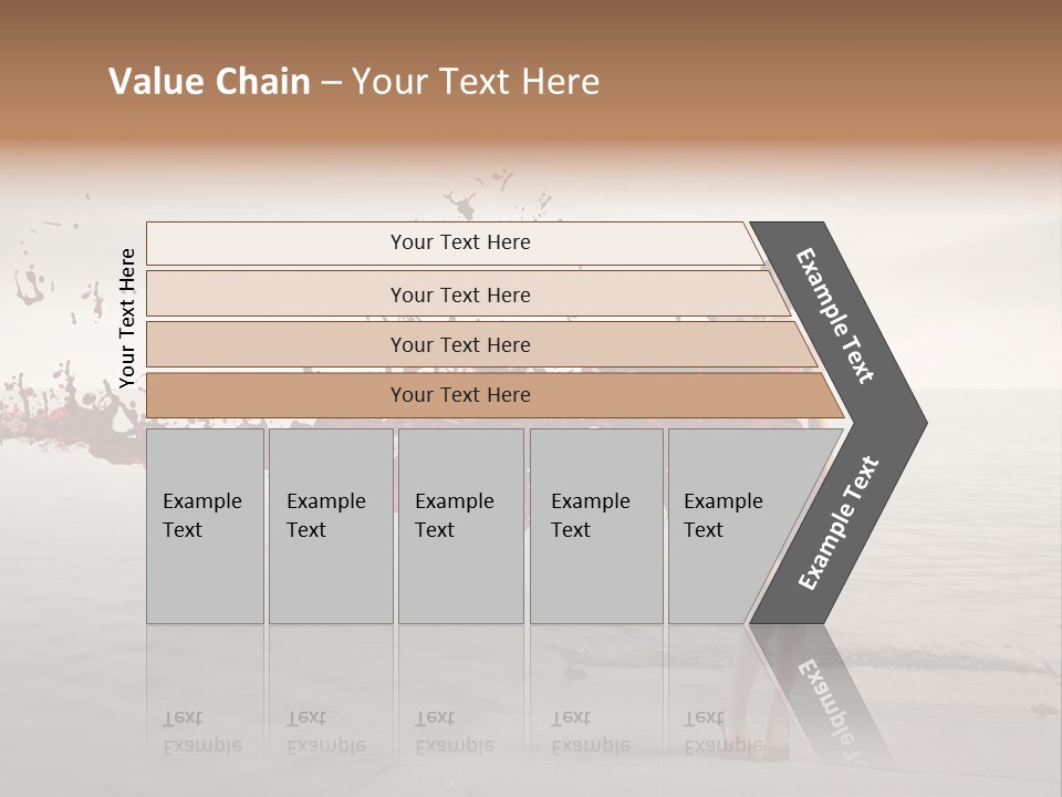 Nature Fashion Girl PowerPoint Template