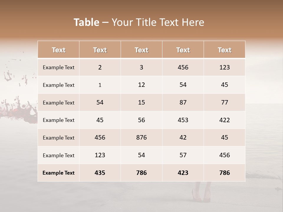 Nature Fashion Girl PowerPoint Template