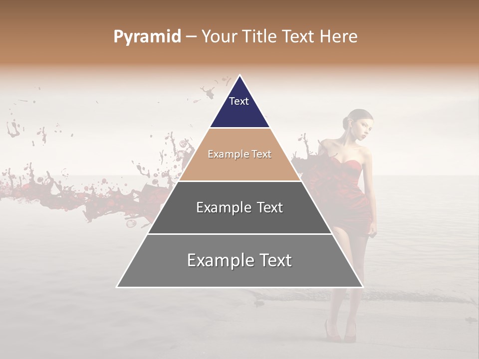 Nature Fashion Girl PowerPoint Template