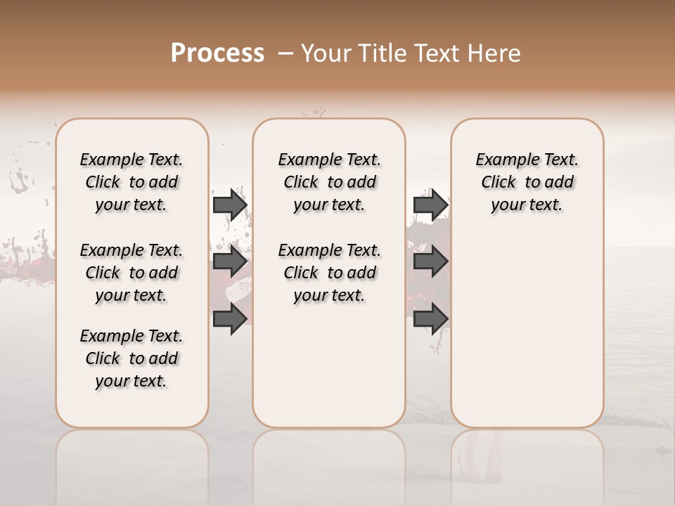 Nature Fashion Girl PowerPoint Template