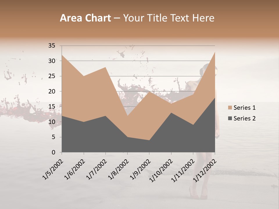 Nature Fashion Girl PowerPoint Template