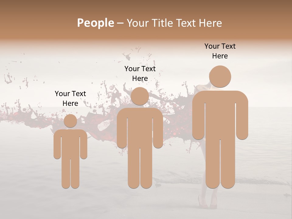 Nature Fashion Girl PowerPoint Template