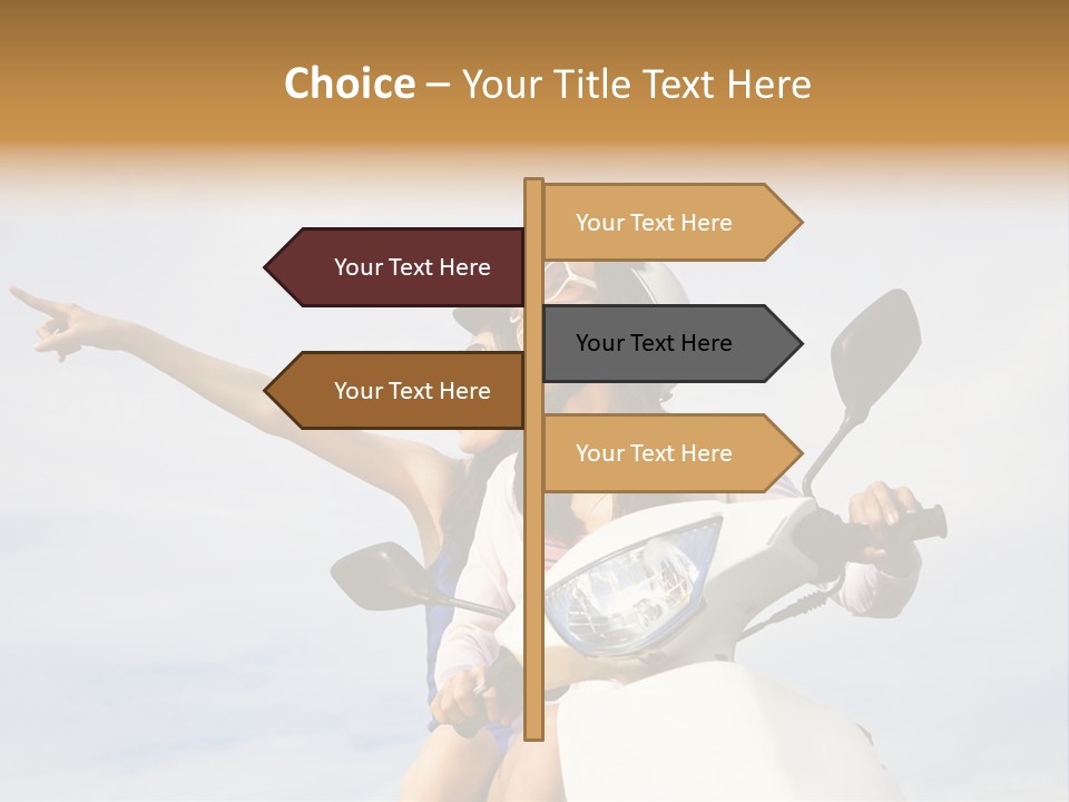 Bike Trip Joy PowerPoint Template