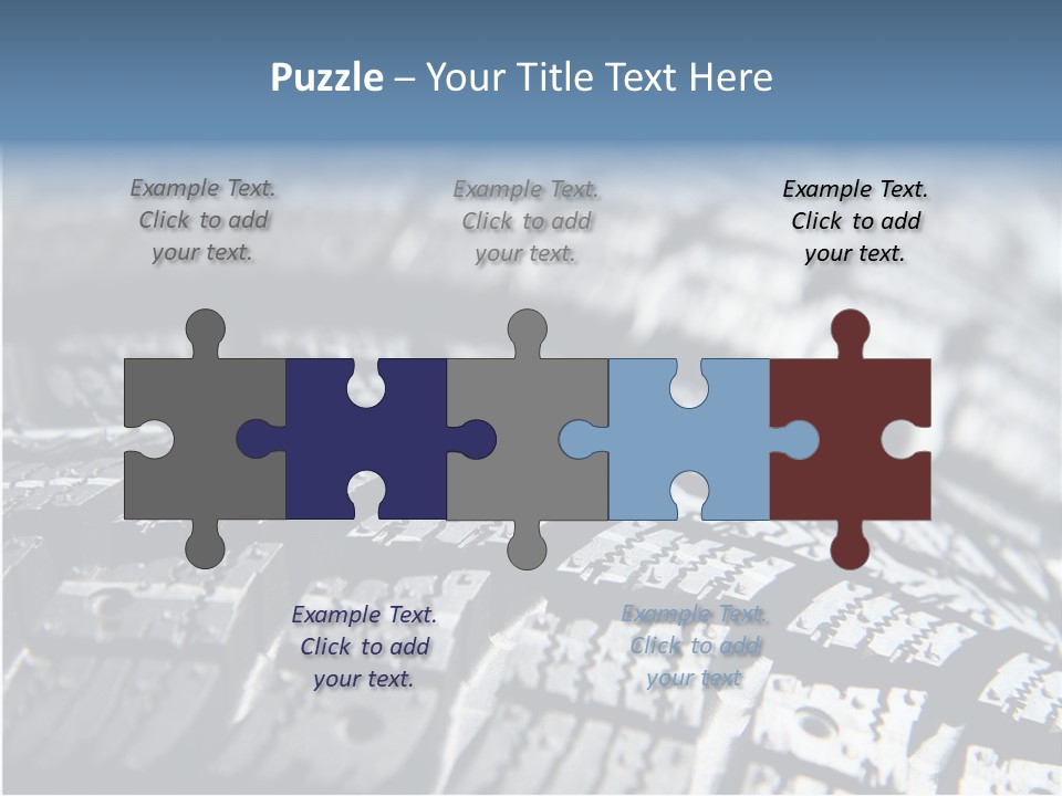 Rubber Motorsport Storage PowerPoint Template