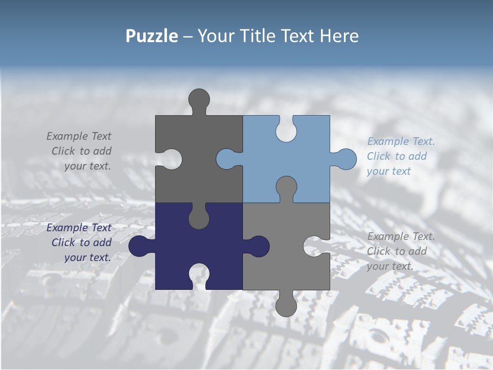 Rubber Motorsport Storage PowerPoint Template