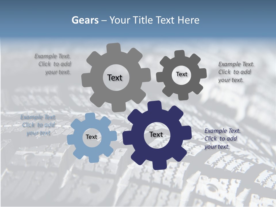 Rubber Motorsport Storage PowerPoint Template