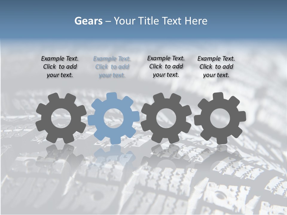 Rubber Motorsport Storage PowerPoint Template