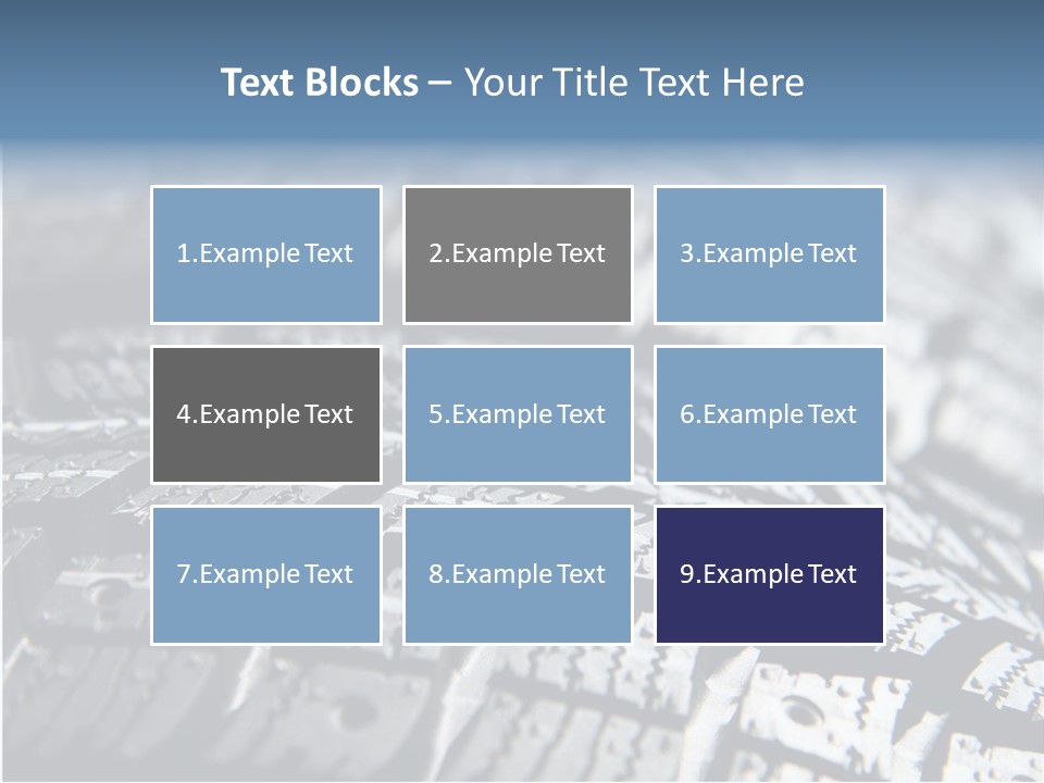 Rubber Motorsport Storage PowerPoint Template