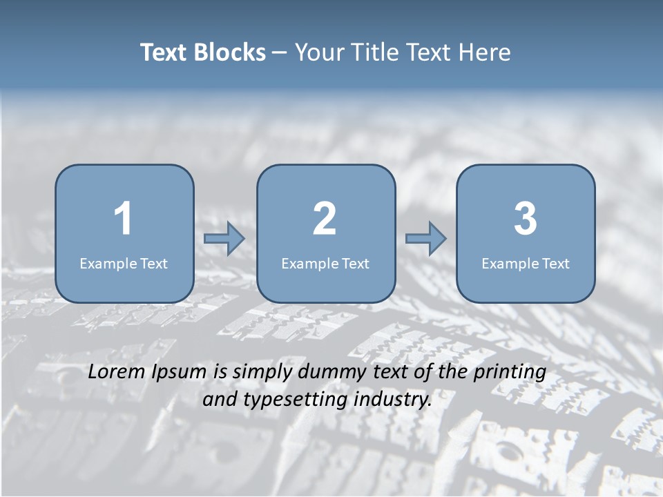 Rubber Motorsport Storage PowerPoint Template