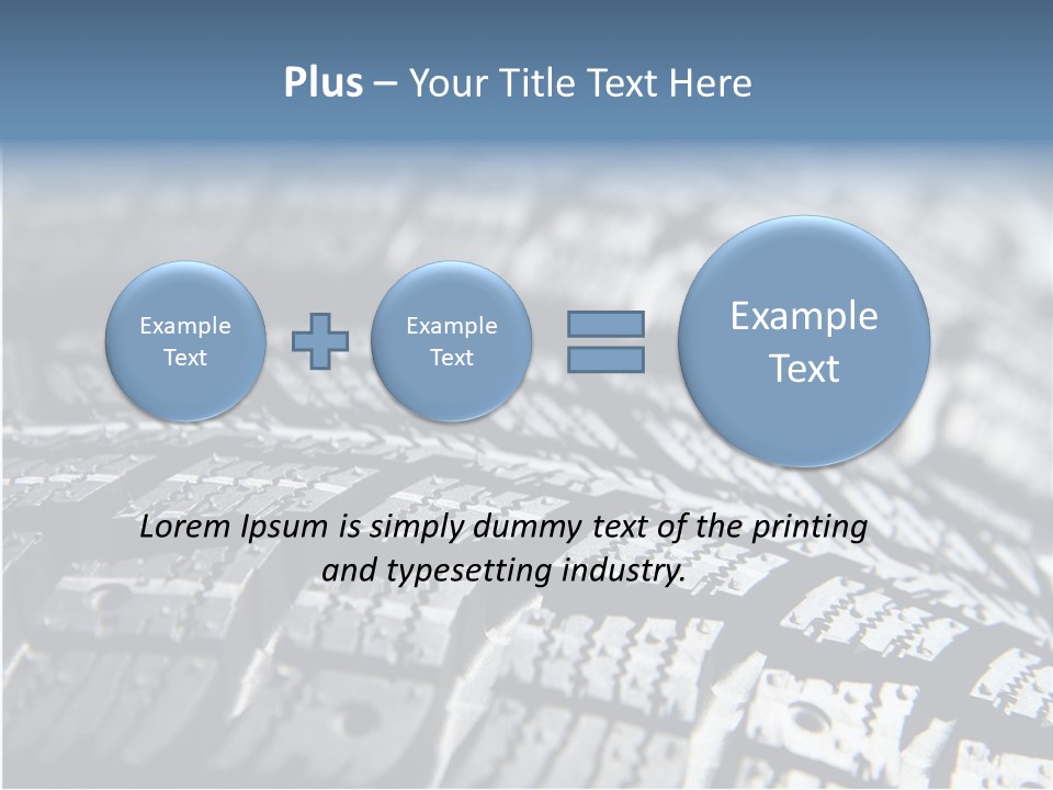 Rubber Motorsport Storage PowerPoint Template