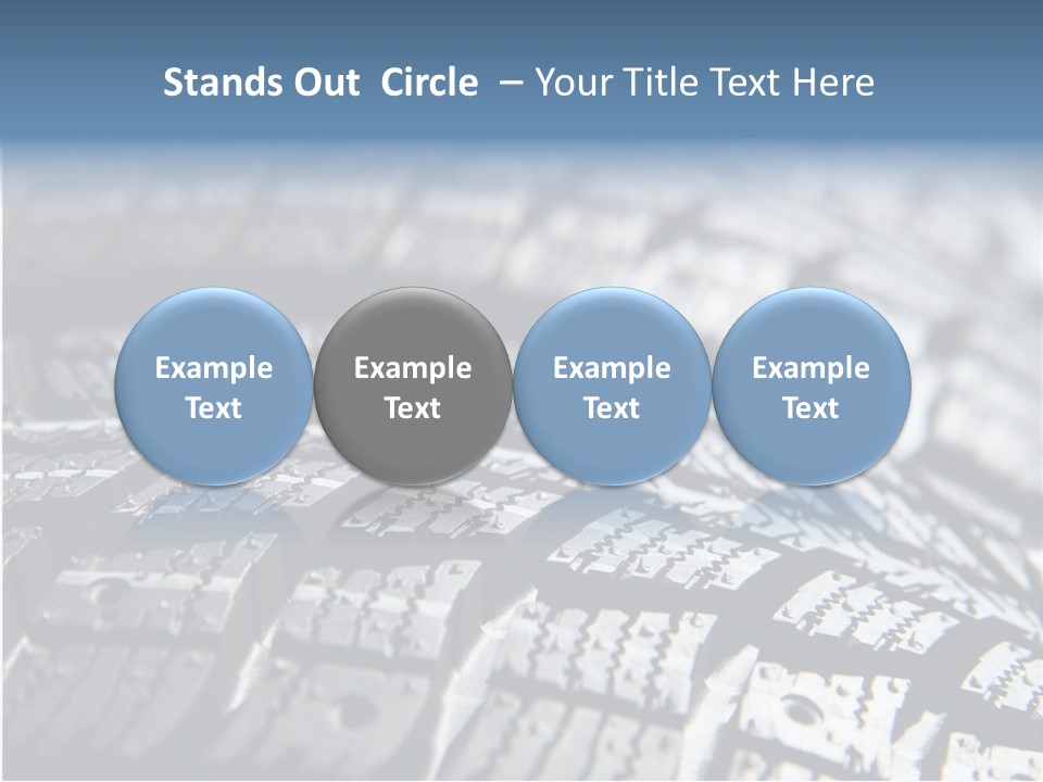 Rubber Motorsport Storage PowerPoint Template