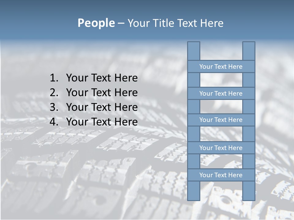 Rubber Motorsport Storage PowerPoint Template