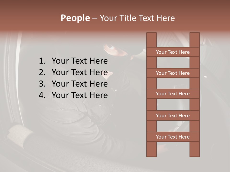 Outdoors Hijacks Despair PowerPoint Template