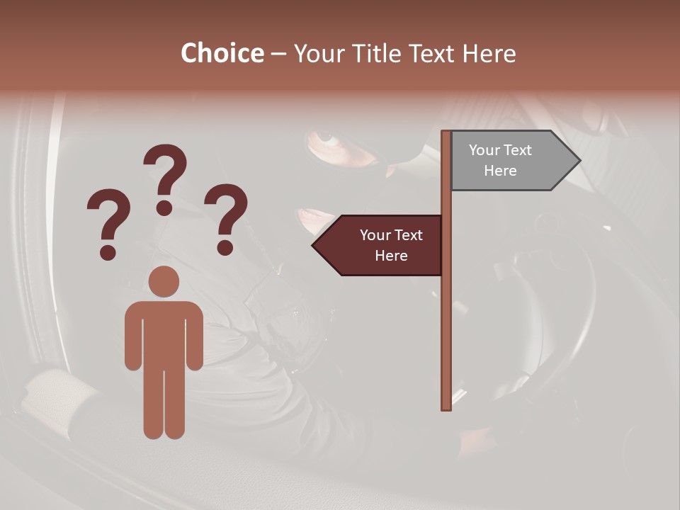 Outdoors Hijacks Despair PowerPoint Template