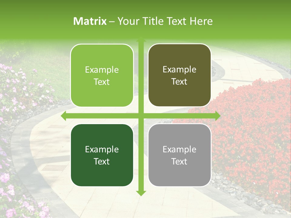 Cobble Tranquil Outdoor PowerPoint Template